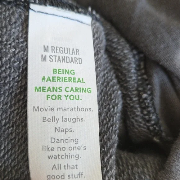 Aerie Womens Charcoal Barrel Sweat Pant - Picture 4 of 4